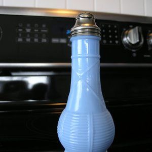 Vintage Delphite Blue Shaker by  Jeanette Glass Company